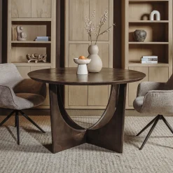 Tower Living Ronde Eettafel|Ronde Eettafel Fermo Mangohout, 130cm