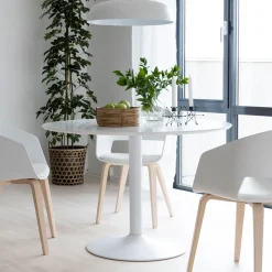 Interstil Ronde Eettafel|Ronde Eettafel Ibiza 110cm, kleur Wit