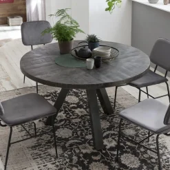 Artistiq Living Ronde Eettafel|Ronde Eettafel Lorence Mangohout, 120cm