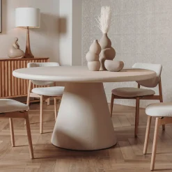 Tower Living Ronde Eettafel|Ronde Eettafel Mello kleur Beige