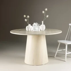 Nohr Ronde Eettafel|Ronde Eettafel Mikeisha MDF, 120cm