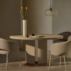 Kave Home Ronde Eettafel|Ronde Eettafel Nealy MDF, 150cm Wit