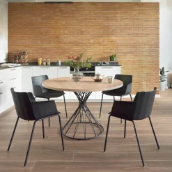 Kave Home Ronde Eettafel|Ronde Eettafel Niut 120cm