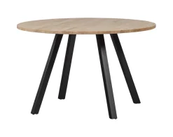 WOOOD Ronde Eettafel|Ronde Eettafel Tablo Eikenhout, Ø120cm Onbehandeld