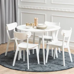 Bendt Ronde Eettafel|Ronde Eettafel Torkil 105cm, kleur Wit