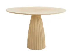 Light & Living Ronde Eettafel|Ronde Eettafel Veglia 120cm, kleur Mat Zand