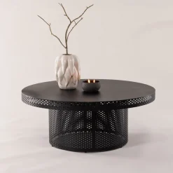 Nohr Ronde Salontafel|Ronde Salontafel Chivonne 100cm, kleur Zwart