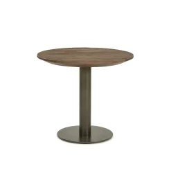 Eleonora Ronde Salontafel|Ronde Salontafel Esila Mangohout, 50cm