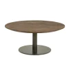 Eleonora Ronde Salontafel|Ronde Salontafel Esila Mangohout, 80cm