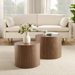 Artistiq Living Salontafel Set|Ronde Salontafel|Ronde Salontafel Jolyn MDF, Set van 2 stuks