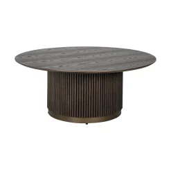 Richmond Interiors Ronde Salontafel|Ronde Salontafel Luxor Eiken, 100cm Bruin