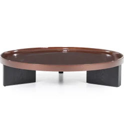 Eleonora Ronde Salontafel|Ronde Salontafel Mayson kleur Rood