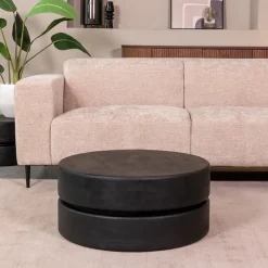 LABEL51 Ronde Salontafel|Ronde Salontafel Milly Mangohout, 70cm