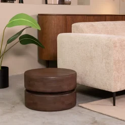 LABEL51 Ronde Salontafel|Ronde Salontafel Milly Mangohout, 50cm