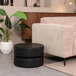 LABEL51 Ronde Salontafel|Ronde Salontafel Milly Mangohout, 50cm