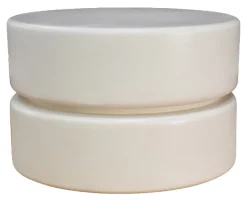 LABEL51 Ronde Salontafel|Ronde Salontafel Milly Mangohout, 50cm, kleur Soft Sand