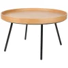 Zuiver Ronde Salontafel|Ronde Salontafel Oak Tray Eikenhout, 78cm