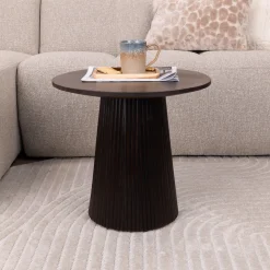 Sohome Ronde Salontafel|Ronde Salontafel Olav Mangohout, 50cm