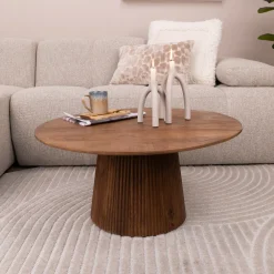 Sohome Ronde Salontafel|Ronde Salontafel Olav Mangohout, 80cm