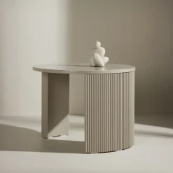 Nohr Ronde Salontafel|Ronde Salontafel Phallon 60cm Beige