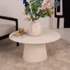 Sohome Sohome Giftcard|Ronde Salontafel|Ronde Salontafel Puck Mangohout, 80cm, kleur Ivoor