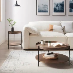 Artistiq Living Salontafel Set|Ronde Salontafel|Ronde Salontafel Sylver Set van 2 stuks