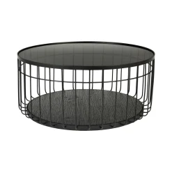 ZILT Glazen Salontafel|Ronde Salontafel|Ronde Salontafel Talles Glas