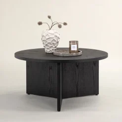 Nohr Ronde Salontafel|Ronde Salontafel Tammera MDF, kleur Zwart
