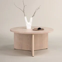 Nohr Ronde Salontafel|Ronde Salontafel Tammera MDF, kleur Whitewash