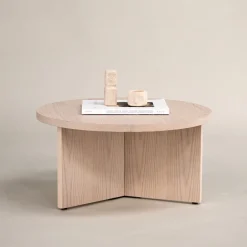 Nohr Ronde Salontafel|Ronde Salontafel Tammera MDF, kleur Whitewash