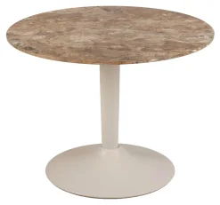 Bendt Ronde Salontafel|Ronde Salontafel Tempest Keramiek, 60cm, kleur /Grijs Bruin