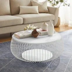 Artistiq Living Ronde Salontafel|Ronde Salontafel Yoseph Marmerlook, 86cm