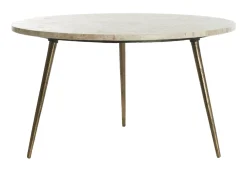 Light & Living Ronde Salontafel|Ronde Salontafel Zeca Marmer