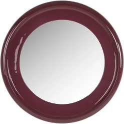 Richmond Interiors Ronde Spiegels|Ronde Spiegel Eabel 90cm, kleur Burgundy