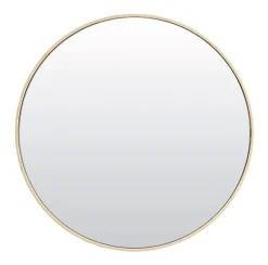 Light & Living Ronde Spiegels|Ronde Spiegel Espejo 96cm, kleur Crème Cru00e8me