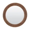 Light & Living Ronde Spiegels|Ronde Spiegel Florion Mangohout, 100cm