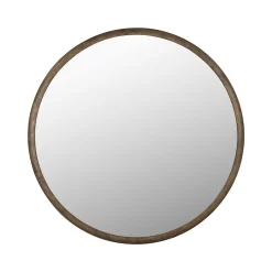 Dutchbone Ronde Spiegels|Ronde Spiegel Gale Rubberhout, 80cm