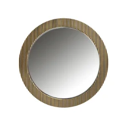 Richmond Interiors Gouden Spiegels|Ronde Spiegels|Ronde Spiegel Ironville Ø86cm, kleur Goud