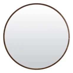 Light & Living Ronde Spiegels|Ronde Spiegel Mamali Mangohout