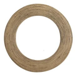 Light & Living Ronde Spiegels|Ronde Spiegel Piedre Rotan Bruin