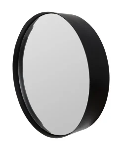 ZILT Zwarte Spiegels|Ronde Spiegels|Ronde Spiegel Sal metaal Zwart