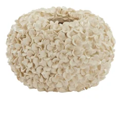 Light & Living Vazen|Ronde Vaas Phylia kleur Crème Cru00e8me