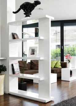 Artistiq Living Opbergkasten|Roomdivider Johnathan, 180 x 128 x 30cm, kleur Wit