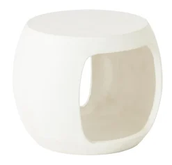 MUST Living Ronde Salontafel|Salontafel Camber Fiber Cement, 50 x 45cm