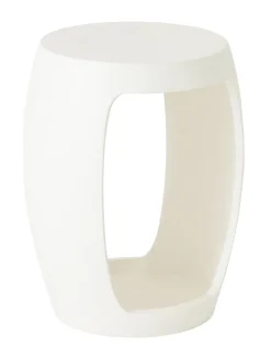 MUST Living Ronde Salontafel|Salontafel Camber Fiber Cement, 40 x 35cm