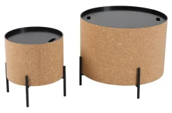 Artistiq Living Salontafel Set|Ronde Salontafel|Salontafel Carlyle Kurk, Set van 2 stuks