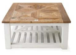 Rivièra Maison Vierkante Salontafel|Salontafel Chateau Chassigny Iepen- en Populierenhout