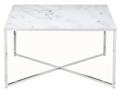Artistiq Living Vierkante Salontafel|Salontafel Chloè Marmerlook, 80cm