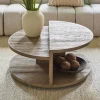 Rivièra Maison Ronde Salontafel|Salontafel Del Rey Eikenhout, 90cm