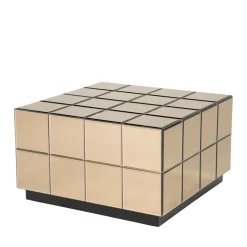 By-Boo Vierkante Salontafel|Glazen Salontafel|Salontafel Flectron Glas, 60 x 60cm